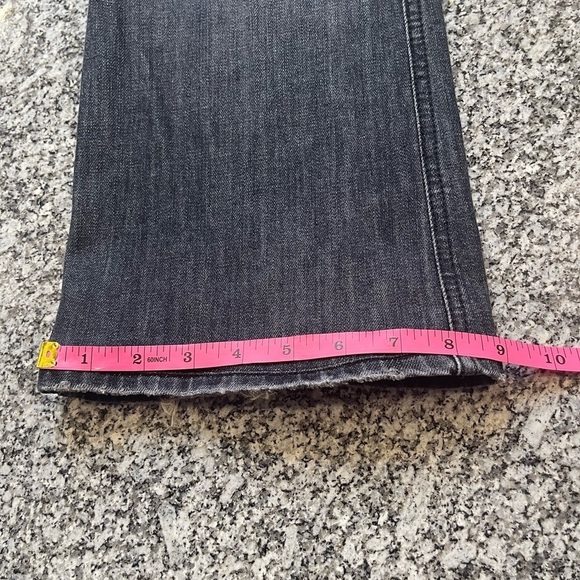 7 For All Mankind A Pocket Bootcut USA Made 🇺🇲 Factory Distressing Womens 28 - Picture 16 of 16